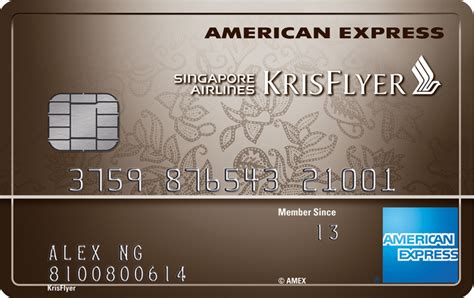 amex singapore airlines krisflyer credit card